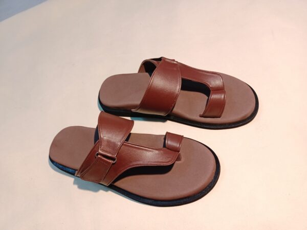 Men Brown Slipper, pain relief gents chappal's - Image 3